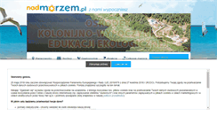 Desktop Screenshot of nadmorzem.pl